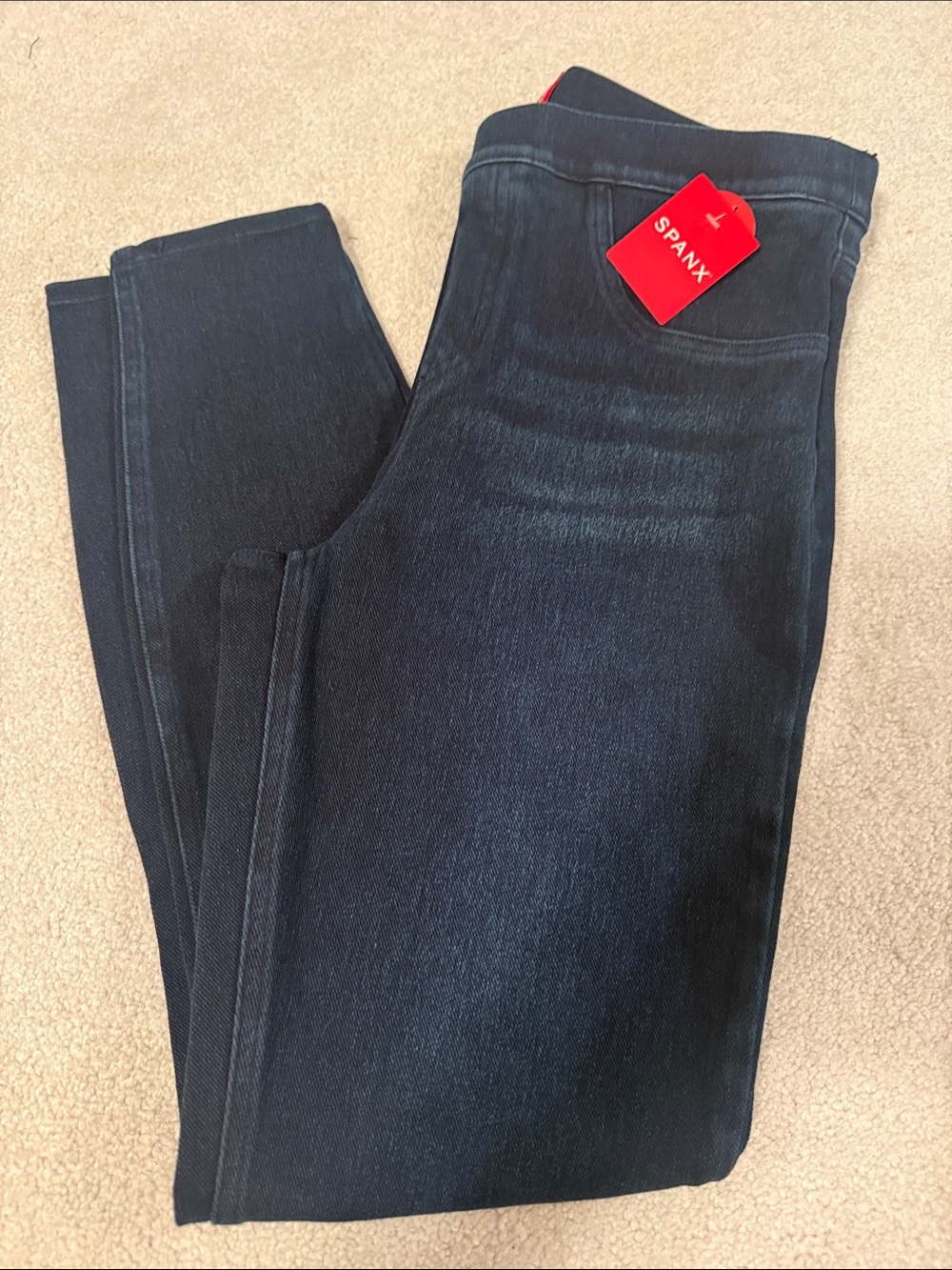 SPANX Women’s Dark Blue Skinny Jeans
